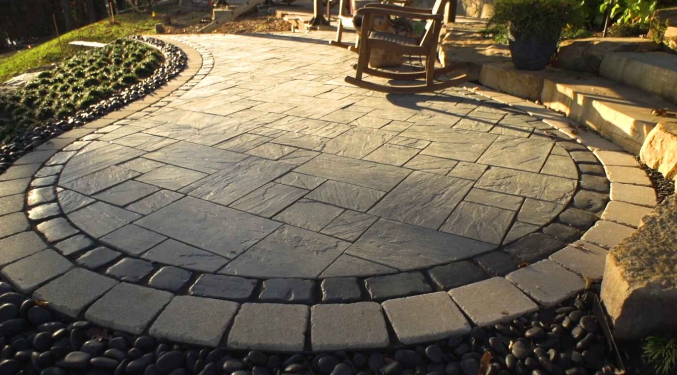 Custom paver patio and hardscaping installation in Portsmouth, VA